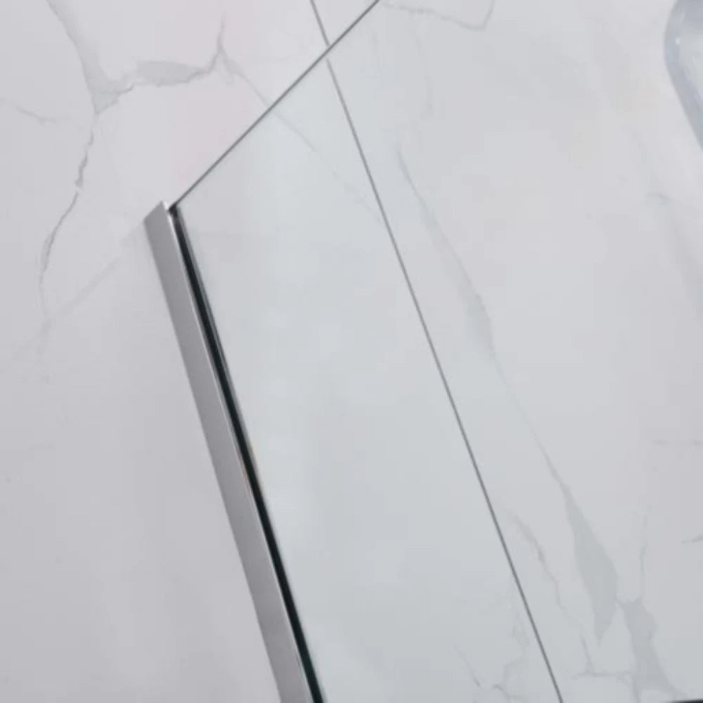 COVEY Frameless Walk-In Single Panel Clear Shower Screen (U Channel)