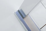 COVEY Wall To Wall Frameless Double Sliding Door Shower Screen (By-pass Sliding Door)