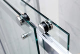 COVEY Wall To Wall Frameless Double Sliding Door Shower Screen (By-pass Sliding Door)