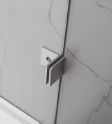 COVEY Wall To Wall Diamond Frameless Pivot Hinge Door Shower Screen