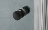 COVEY Wall To Wall Diamond Frameless Pivot Hinge Door Shower Screen