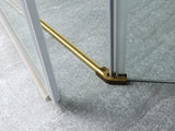 COVEY Wall To Wall Diamond Frameless Pivot Hinge Door Shower Screen