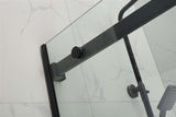 COVEY Wall To Wall Frameless Single Sliding Door Shower Screen Square Handle 1180 - 2000mm