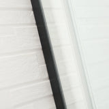 COVEY Wall To Wall Frameless Single Sliding Door Shower Screen Square Handle 1180 - 2000mm (Grey Glass)