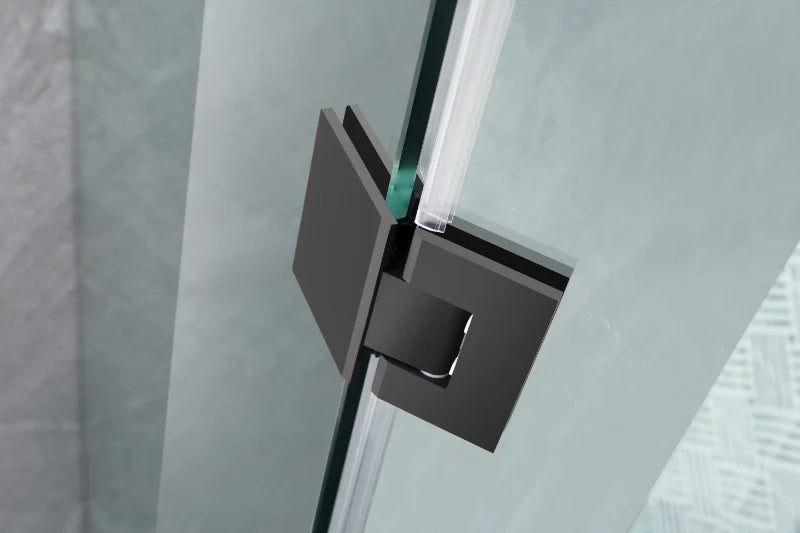 COVEY Wall To Wall Diamond Frameless Pivot Hinge Door Shower Screen