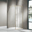 COVEY Framed Walk-In Single Panel With Support Bar Shower Screen