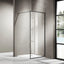 COVEY Framed Walk-In Single Panel With Support Bar Shower Screen