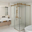 COVEY Frameless Double Corner Sliding Door Shower Screen (L-Shape)