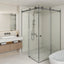 COVEY Frameless Double Corner Sliding Door Shower Screen (L-Shape)
