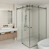 COVEY Frameless Double Corner Sliding Door Shower Screen (L-Shape)