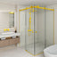 COVEY Frameless Double Corner Sliding Door Shower Screen (L-Shape)