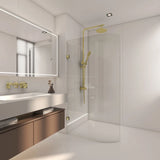 COVEY Frameless Walk-in Single Panel Bend Glass Shower Screen (Curved Body)