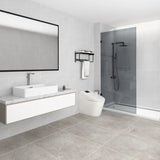 COVEY Frameless Walk-in Single Panel Grey/Tinted Shower Screen