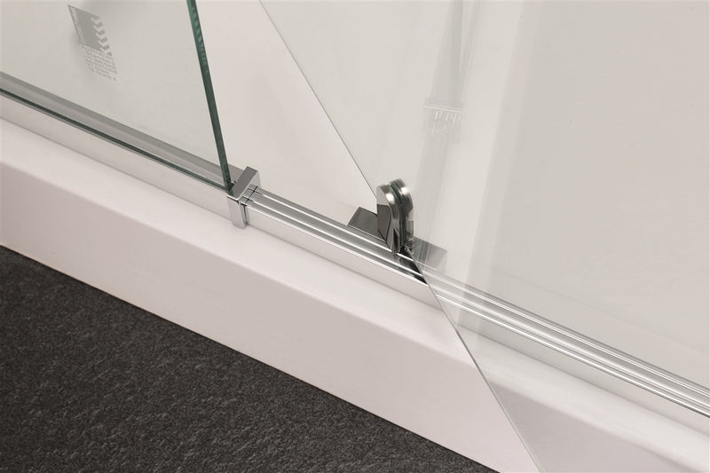 COVEY Semi-Framed Corner Wall To Wall Pivot Door Shower Screen