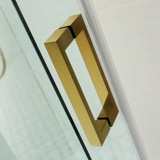 COVEY Wall to Wall Frameless Single Sliding Door Bathtub Screen