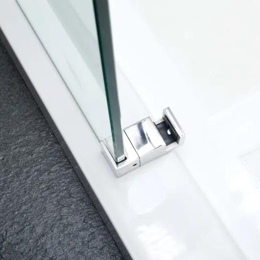 COVEY Wall to Wall Frameless Single Sliding Door Bathtub Screen