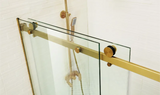 COVEY Wall to Wall Frameless Single Sliding Door Bathtub Screen