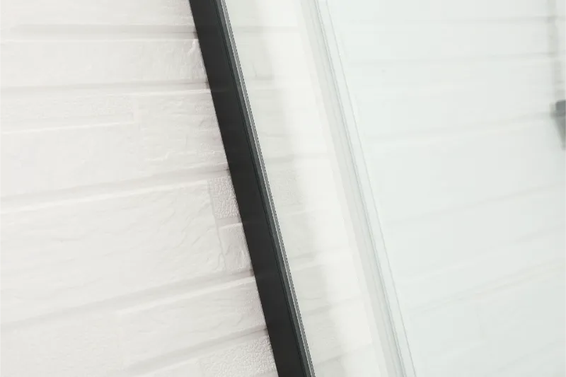 COVEY Wall to Wall Frameless Single Sliding Door Bathtub Screen