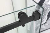COVEY Wall to Wall Frameless Single Sliding Door Bathtub Screen