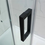 COVEY Wall to Wall Frameless Single Sliding Door Bathtub Screen
