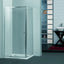 COVEY Semi-Frame Corner Wall To Wall Pivot Door Shower Screen