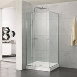 COVEY Semi-Frame Corner Wall To Wall Pivot Door Shower Screen