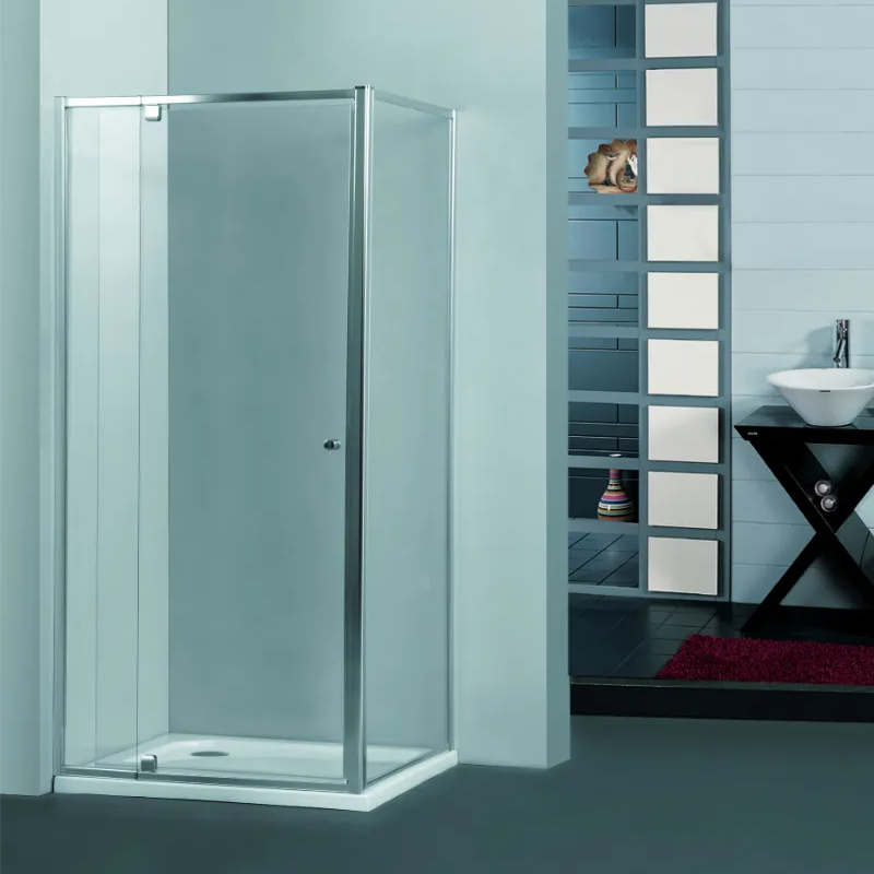COVEY Semi-Frame Corner Wall To Wall Pivot Door Shower Screen