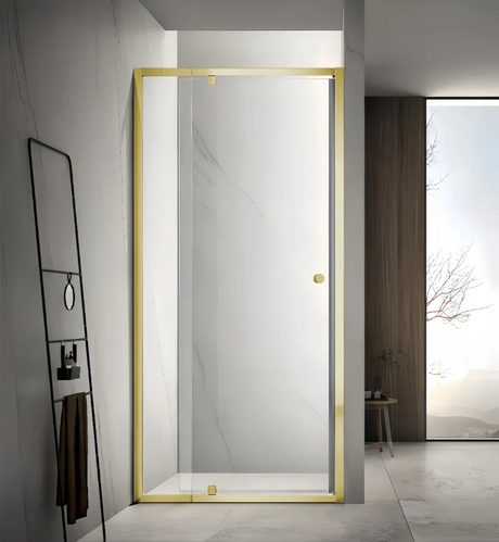 COVEY Semi-Frame Corner Wall To Wall Pivot Door Shower Screen