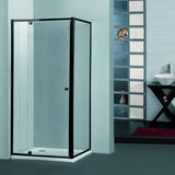 COVEY Semi-Frame Corner Wall To Wall Pivot Door Shower Screen