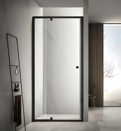 COVEY Semi-Frame Corner Wall To Wall Pivot Door Shower Screen