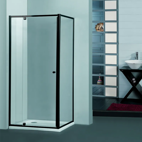 COVEY Semi-Frame Corner Wall To Wall Pivot Door Shower Screen