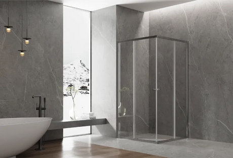 COVEY Semi-Frame Double Corner Sliding Door Square & Rectangular Shower Screen