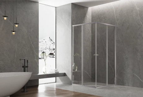 COVEY Semi-Frame Double Corner Sliding Door Square & Rectangular Shower Screen