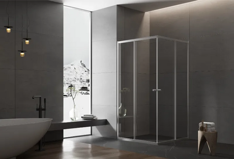 COVEY Semi-Frame Double Corner Sliding Door Square & Rectangular Shower Screen