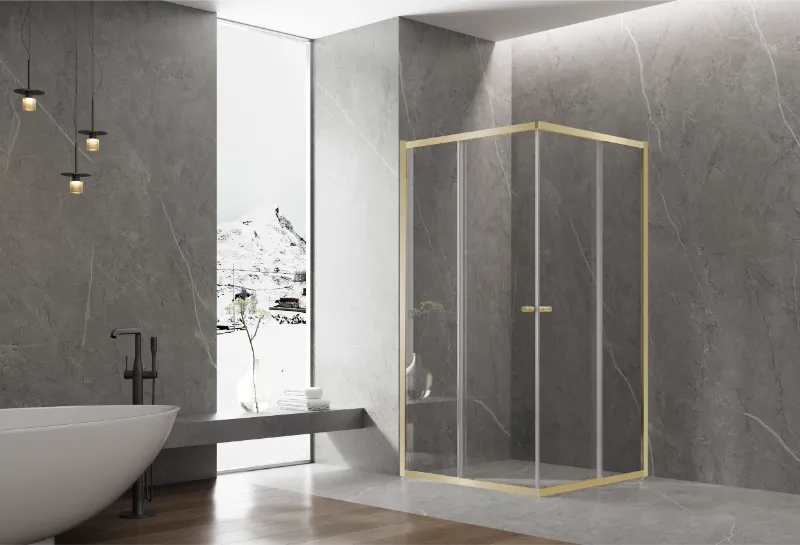 COVEY Semi-Frame Double Corner Sliding Door Square & Rectangular Shower Screen