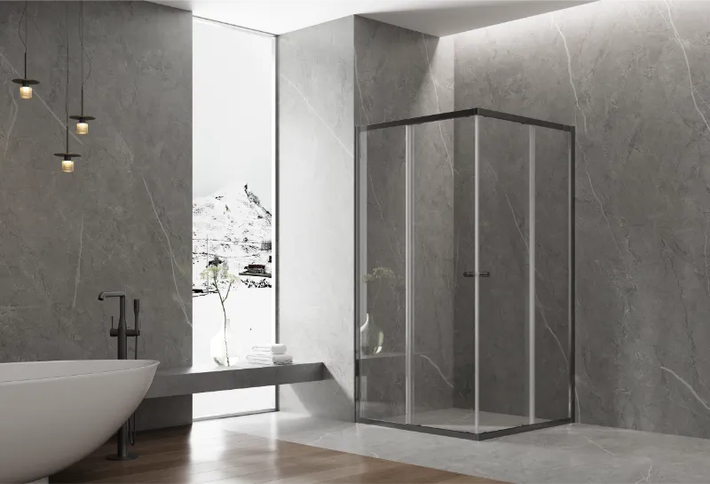 COVEY Semi-Frame Double Corner Sliding Door Square & Rectangular Shower Screen