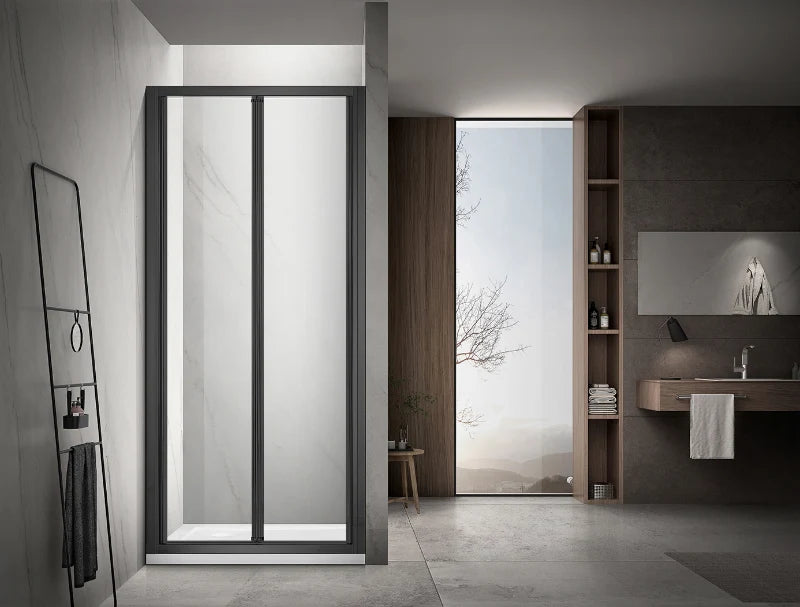 COVEY Semi-Framed Bi-Fold Swing Door Shower Screen