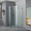 COVEY Wall To Wall Diamond Frameless Pivot Hinge Door Shower Screen