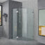 COVEY Wall To Wall Diamond Frameless Pivot Hinge Door Shower Screen