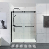COVEY Wall To Wall Frameless Double Sliding Door Shower Screen (By-pass Sliding Door)