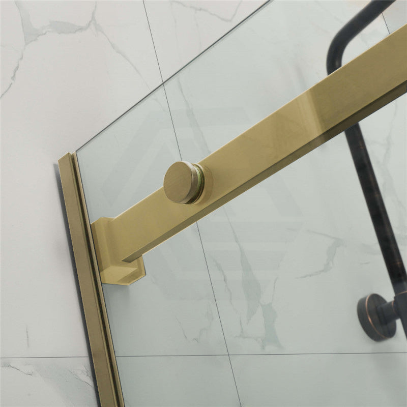 COVEY Wall To Wall Frameless Single Sliding Door Shower Screen 