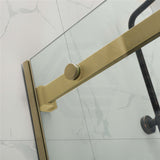 COVEY Wall To Wall Frameless Single Sliding Door Shower Screen 