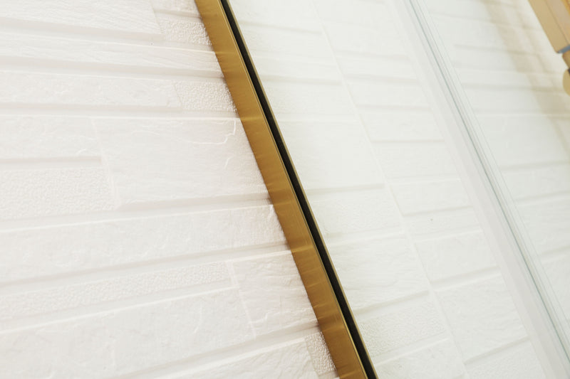 COVEY Wall To Wall Frameless Single Sliding Door Shower Screen Square Handle 1180 - 2000mm