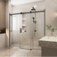 COVEY Wall To Wall Frameless Sliding Door Shower Screen Square Handle (>1400mm - 3 Panels)