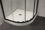 COVEY Wall To Wall Semi-Framed Curved Sliding Door Shower Screen