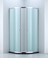 COVEY Wall To Wall Semi-Framed Curved Sliding Door Shower Screen