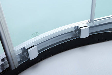 COVEY Wall To Wall Semi-Framed Curved Sliding Door Shower Screen