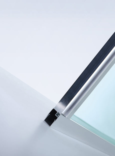 COVEY Wall To Wall Semi-Framed Curved Sliding Door Shower Screen