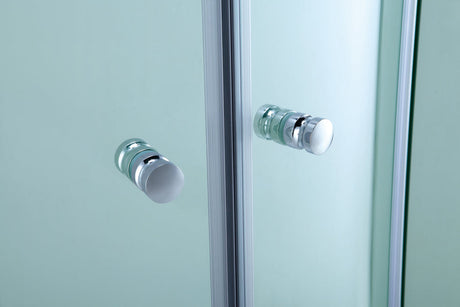 COVEY Wall To Wall Semi-Framed Curved Sliding Door Shower Screen