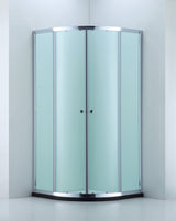 COVEY Wall To Wall Semi-Framed Curved Sliding Door Shower Screen